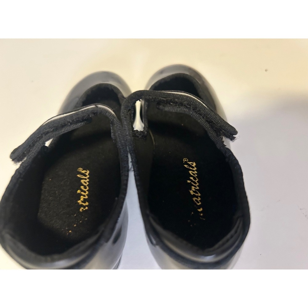 Theatricals Dance Kids Black Patent Mary Jane Tap Shoes T9050 Size 8.5M Used - Picture 7 of 9